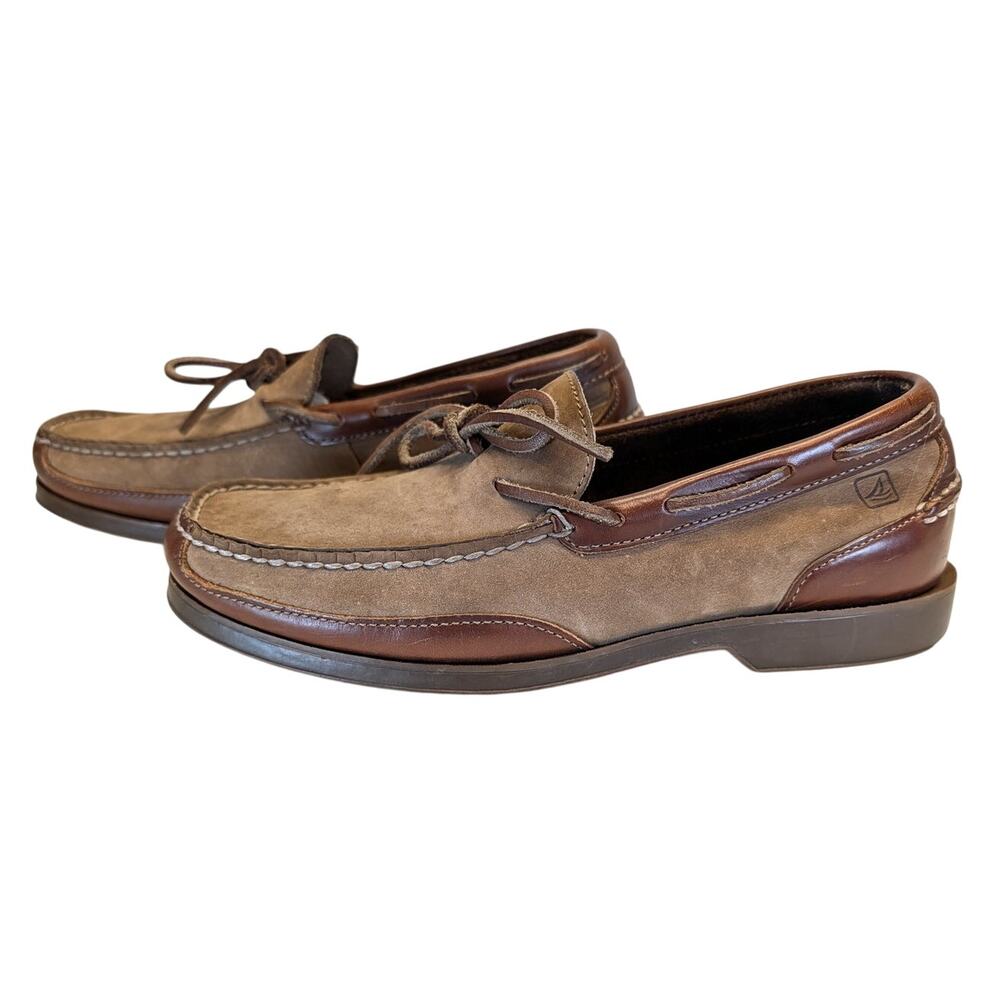 Sperry Top-Sider Wave Comfort System 0835819 Mens 9 Leather Boat Shoes Brown